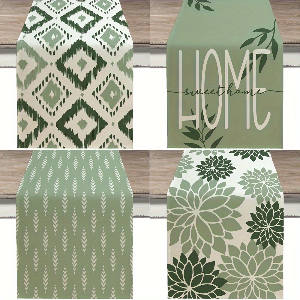 Office Furniture Hon - 1pc estilo boêmio verde floral cozinha