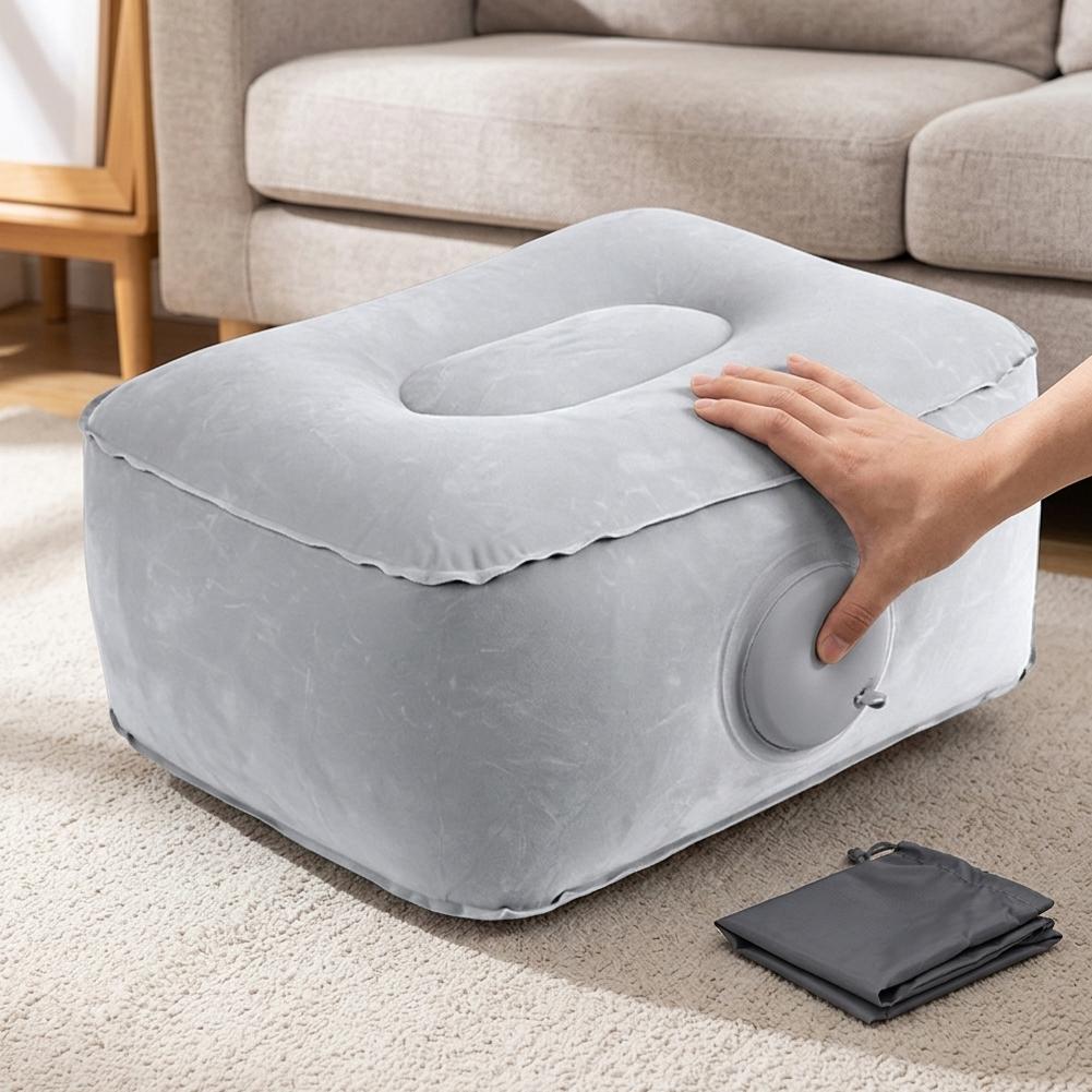 Office Footrest Cushion - Almofada de Ar Inflável Portátil para