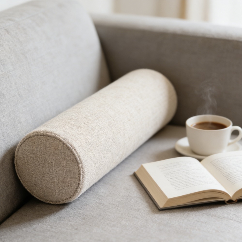 Office Footrest Cushion - Almofada Cilíndrica de Apoio para Cintura