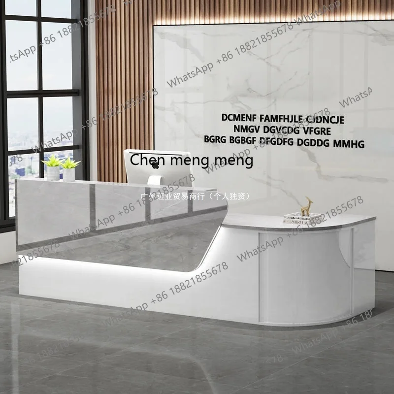 Reception Desk Counter - Balcão de caixa moderno para loja