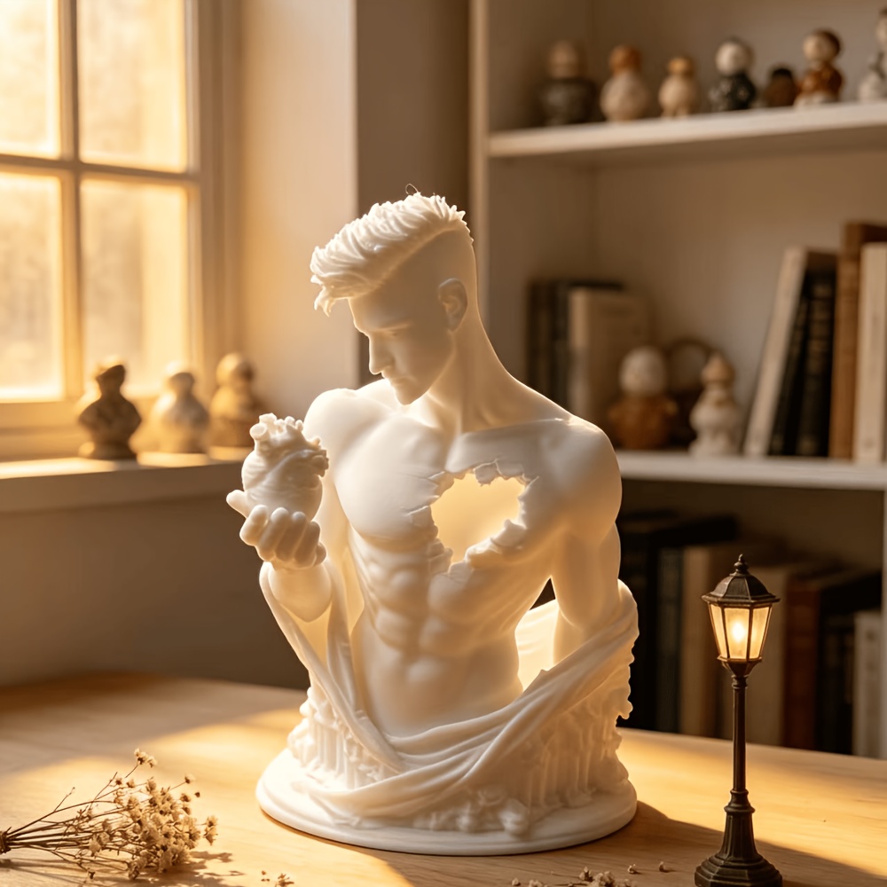 Office Furniture Hon - Escultura de Busto Masculino com Coração