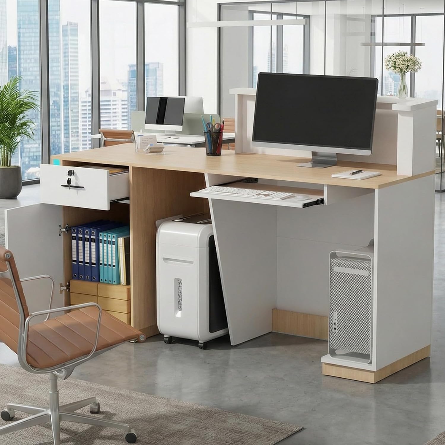 Balcão de Recepção Moderno com - Reception Desk Counter avaliação e preço