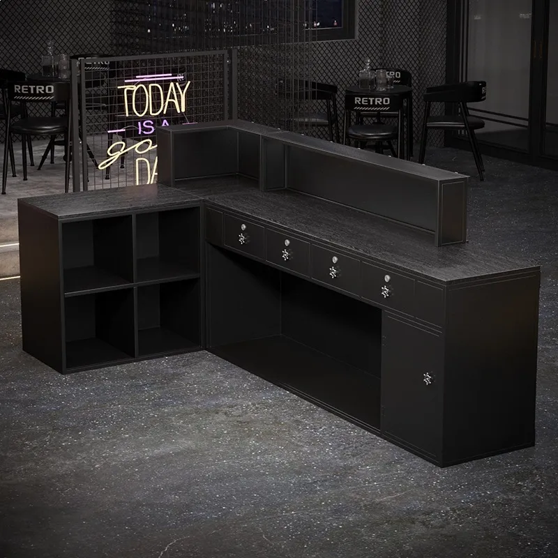 Balcão de Bar Comercial Estilo - Reception Desk Counter avaliação e preço