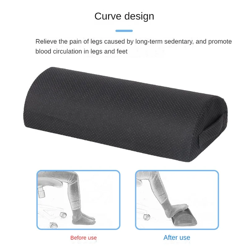 Semicírculo de alta resiliênci - Office Footrest Cushion avaliação e preço