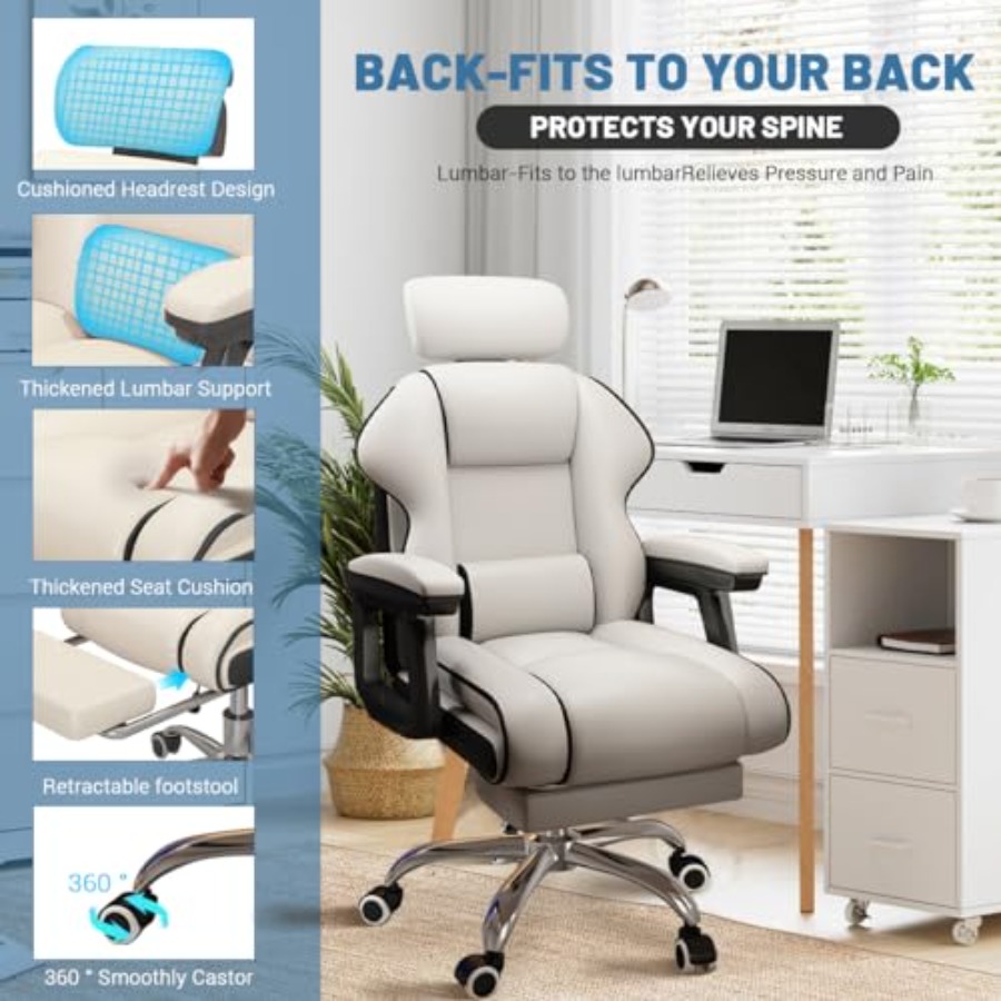 Cadeira de escritório para hom - Office Footrest Cushion avaliação e preço