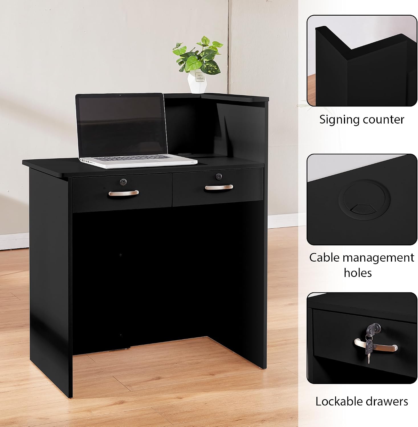 Balcão de Recepção Pequeno com - Reception Desk Counter avaliação e preço