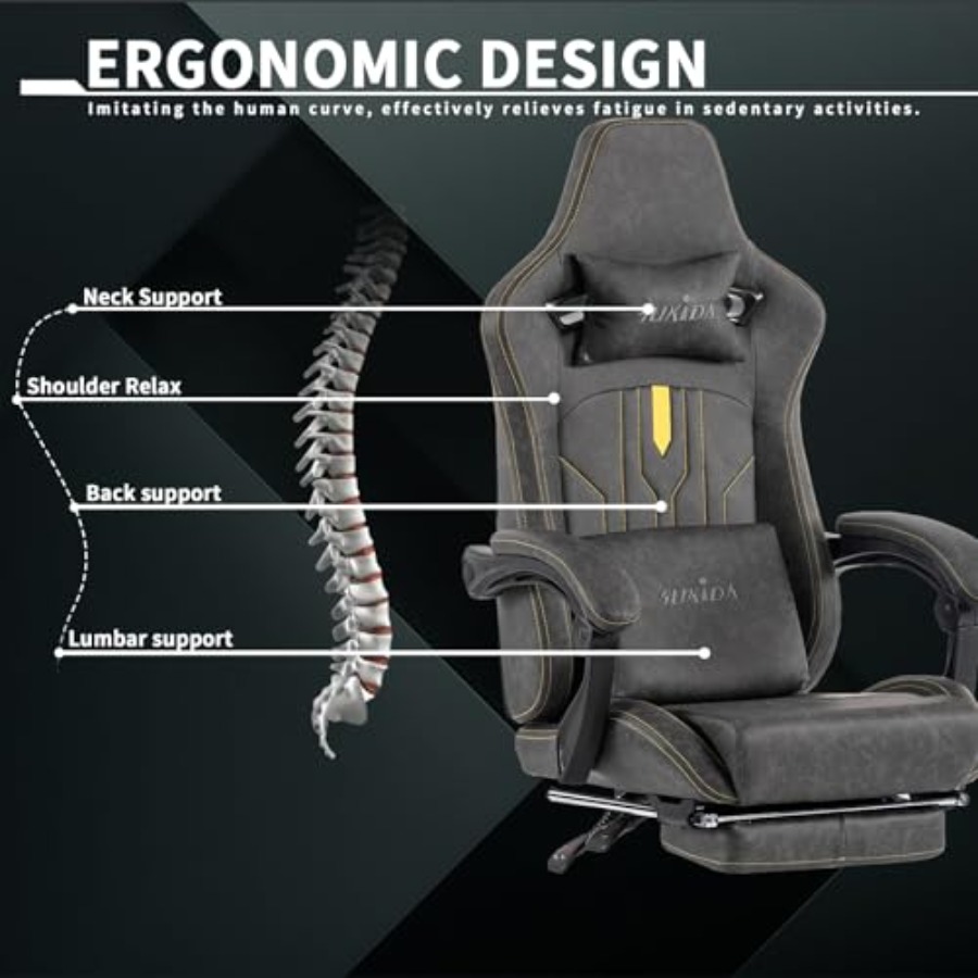 Cadeira de jogos com apoio par - Office Footrest Cushion avaliação e preço