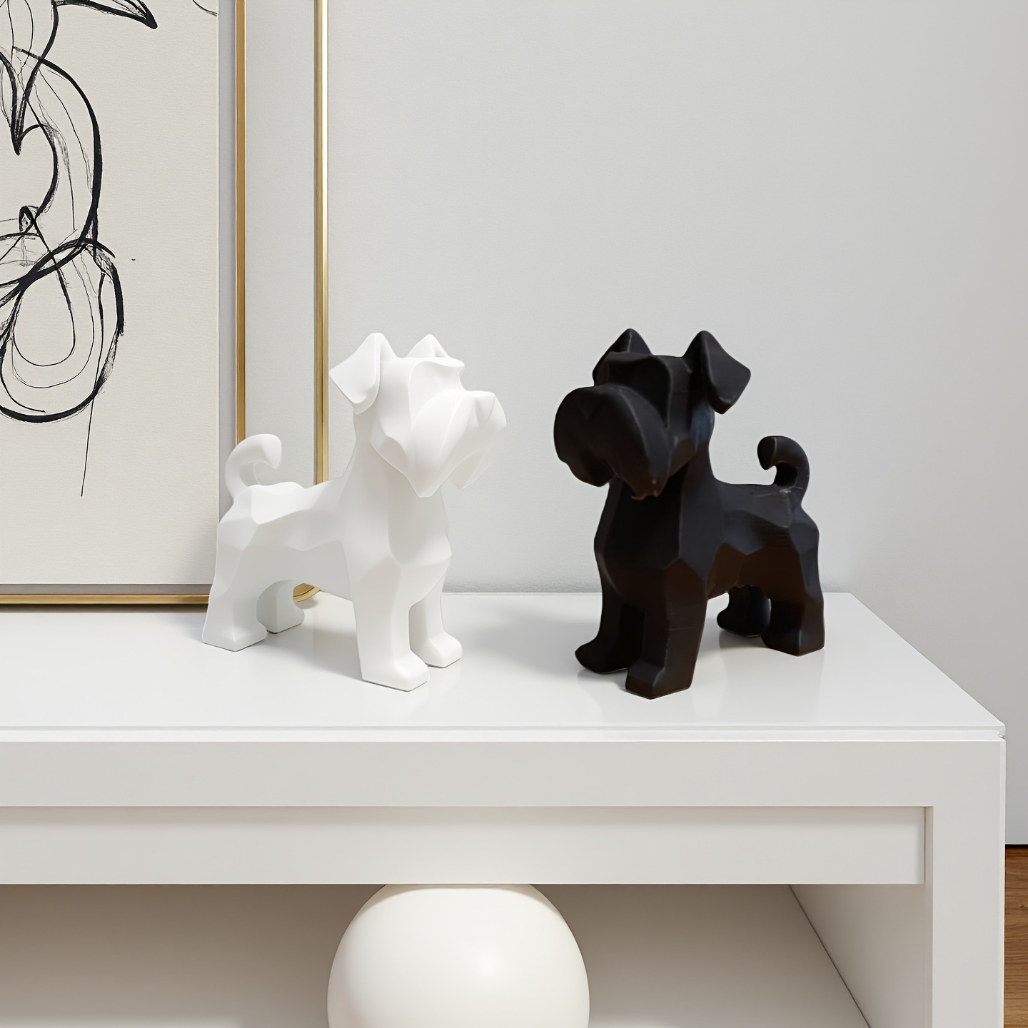 Estatuetas de cães schnauzer,  - Office Furniture Hon avaliação e preço