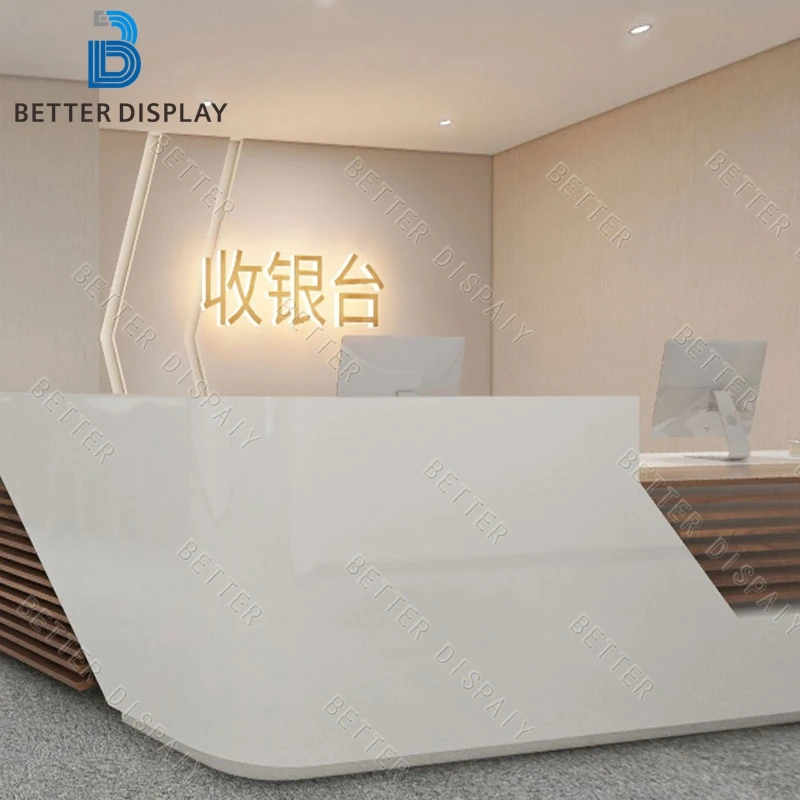 Balcão de Caixa Personalizado  - Reception Desk Counter avaliação e preço
