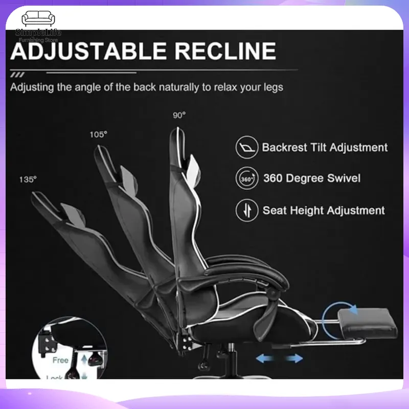 Cadeira Ergonômica para Jogos  - Office Footrest Cushion avaliação e preço