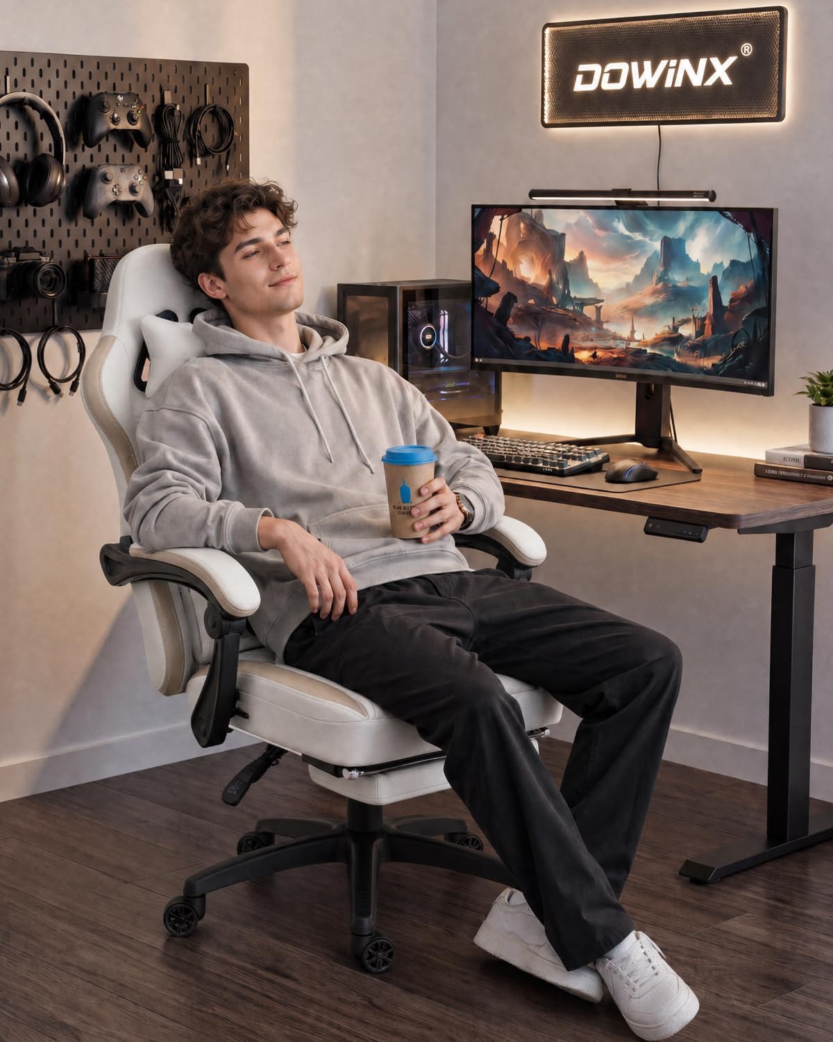 Cadeira de Jogos em Tecido Res - Office Footrest Cushion avaliação e preço